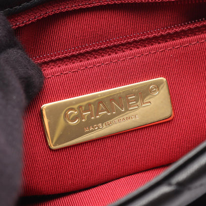 19 ディズヌフ マトラッセ コンビ金具 2WAY チェーンショルダーバッグ ラムスキン ブラック シャネル バッグ CHANEL