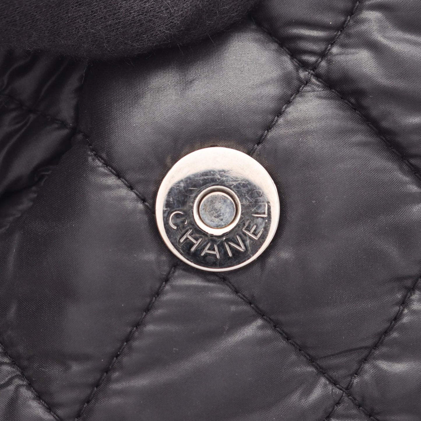 コココクーン バックパック リュックサック ナイロン レザー ブラック シルバー金具 シャネル バッグ CHANEL