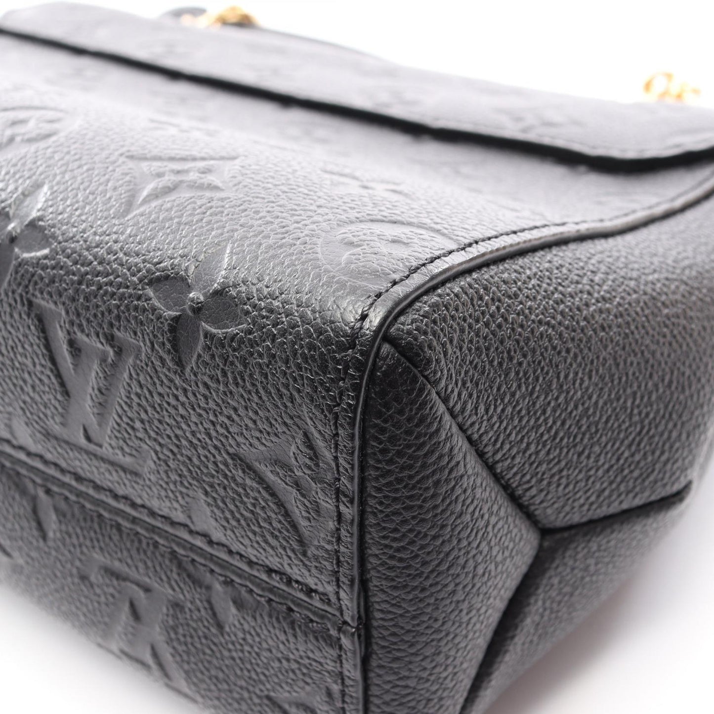 ヴァヴァンPM モノグラムアンプラント ノワール Wチェーンショルダーバッグ レザー ブラック ルイヴィトン バッグ LOUIS VUITTON