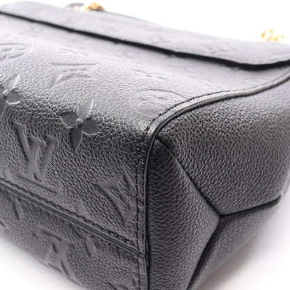 ヴァヴァンPM モノグラムアンプラント ノワール Wチェーンショルダーバッグ レザー ブラック ルイヴィトン バッグ LOUIS VUITTON