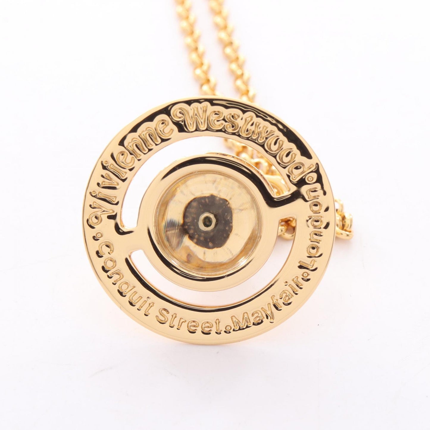 NEW TINY ORB ネックレス GP ラインストーン ゴールド マルチカラー ヴィヴィアンウエストウッド アクセサリー Vivienne Westwood