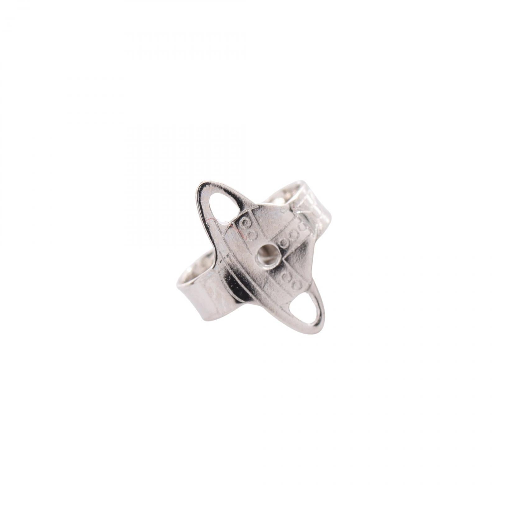 AGNATHA ピアス ラインストーン シルバー ブルー ヴィヴィアンウエストウッド アクセサリー Vivienne Westwood