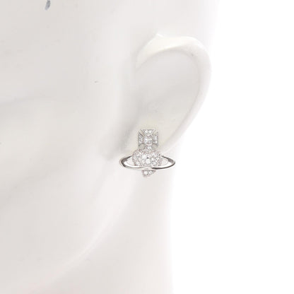 AGNATHA ピアス ラインストーン シルバー クリア ヴィヴィアンウエストウッド アクセサリー Vivienne Westwood