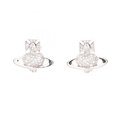 AGNATHA ピアス ラインストーン シルバー クリア ヴィヴィアンウエストウッド アクセサリー Vivienne Westwood