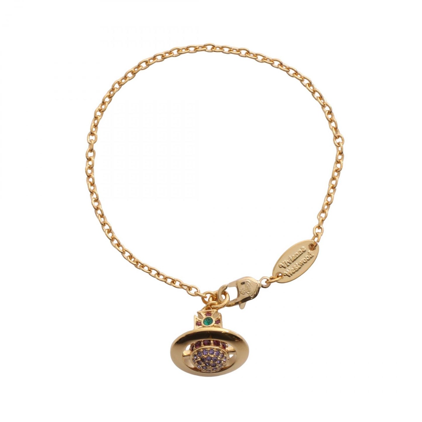 KIKA ORB ブレスレット GP ラインストーン ゴールド マルチカラー ヴィヴィアンウエストウッド アクセサリー Vivienne Westwood