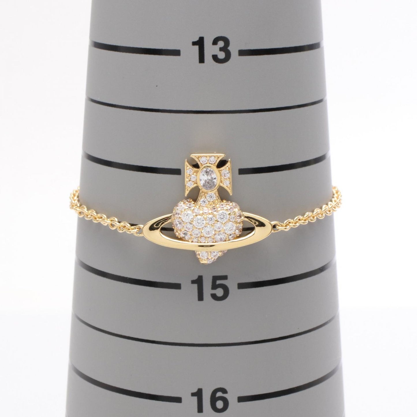 AGNATHA BRACELET ブレスレット GP ラインストーン ゴールド クリア ヴィヴィアンウエストウッド アクセサリー Vivienne Westwood