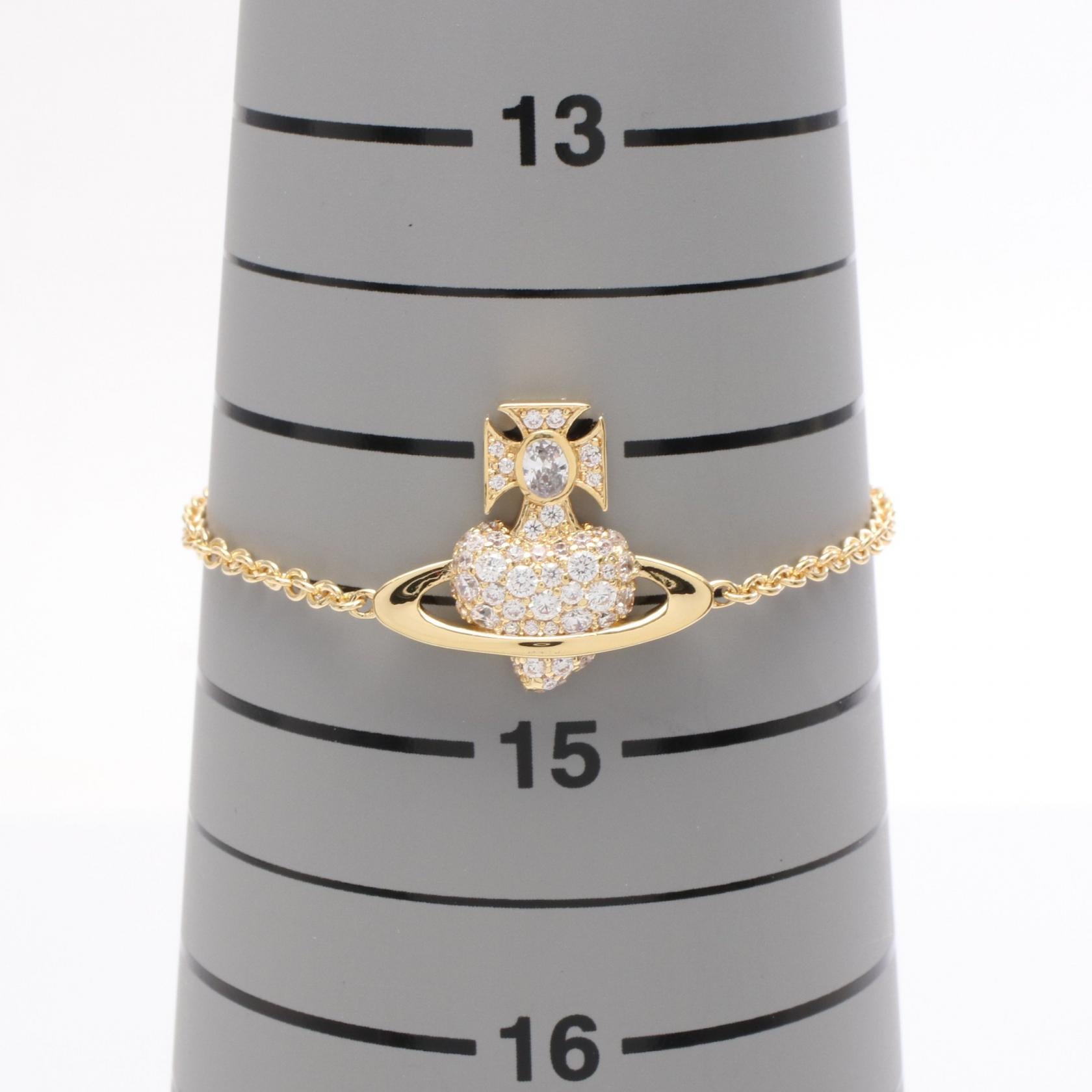 AGNATHA BRACELET ブレスレット GP ラインストーン ゴールド クリア ヴィヴィアンウエストウッド アクセサリー Vivienne Westwood