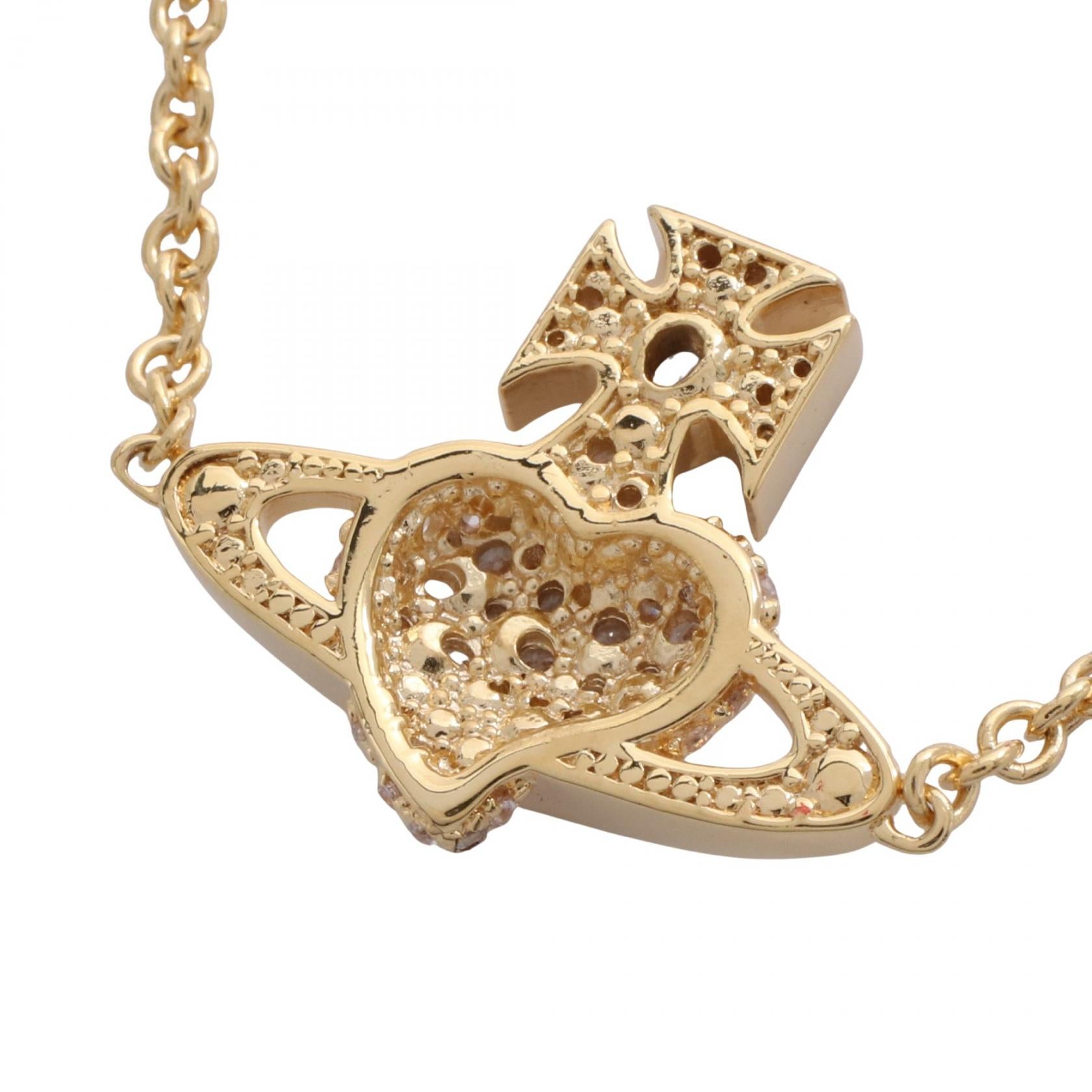 AGNATHA BRACELET ブレスレット GP ラインストーン ゴールド クリア ヴィヴィアンウエストウッド アクセサリー Vivienne Westwood