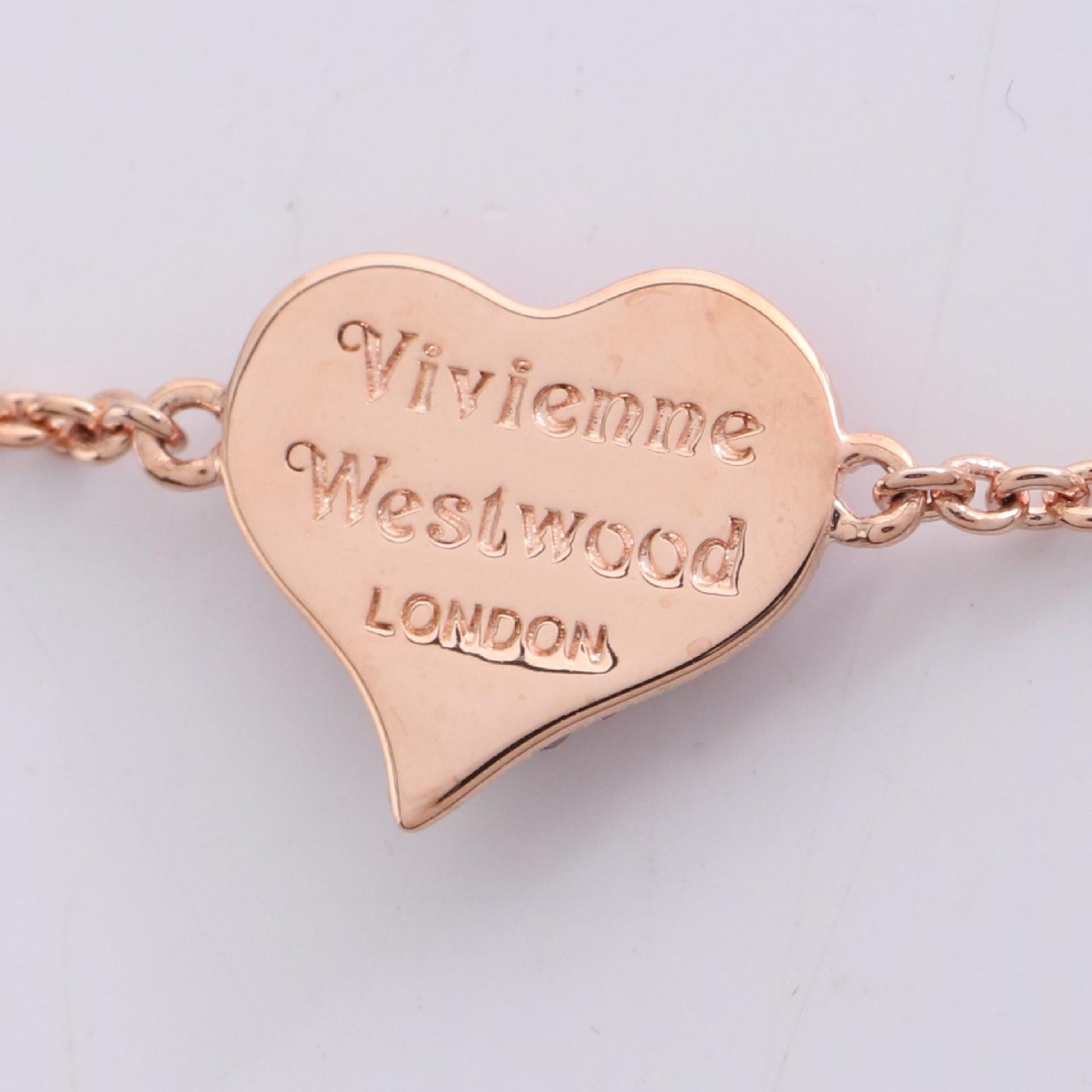 PETRA ブレスレット GP ラインストーン ピンクゴールド ゴールド ピンク ヴィヴィアンウエストウッド アクセサリー Vivienne Westwood