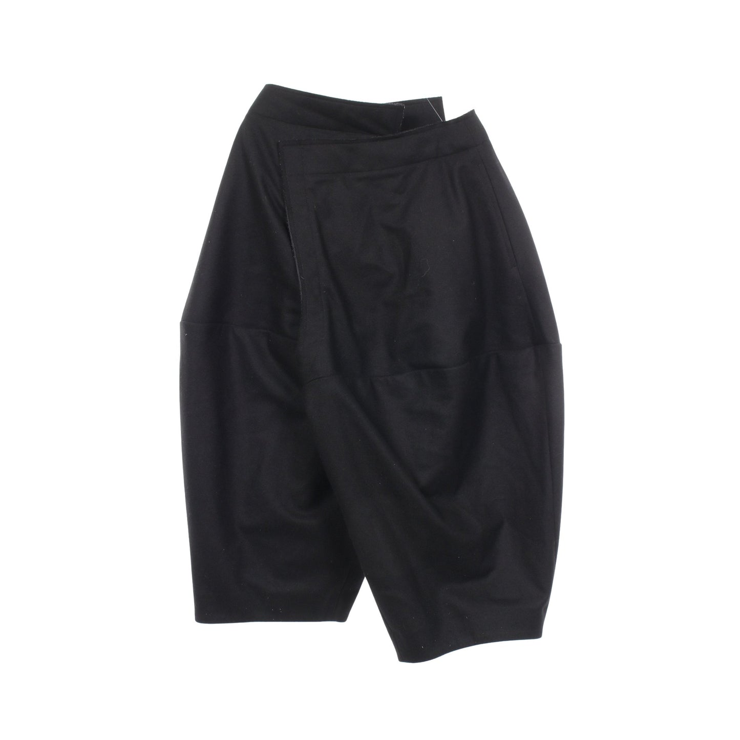 変形 サルエルパンツ ウール ナイロン ブラック コムデギャルソン ボトムス Comme des Garcons