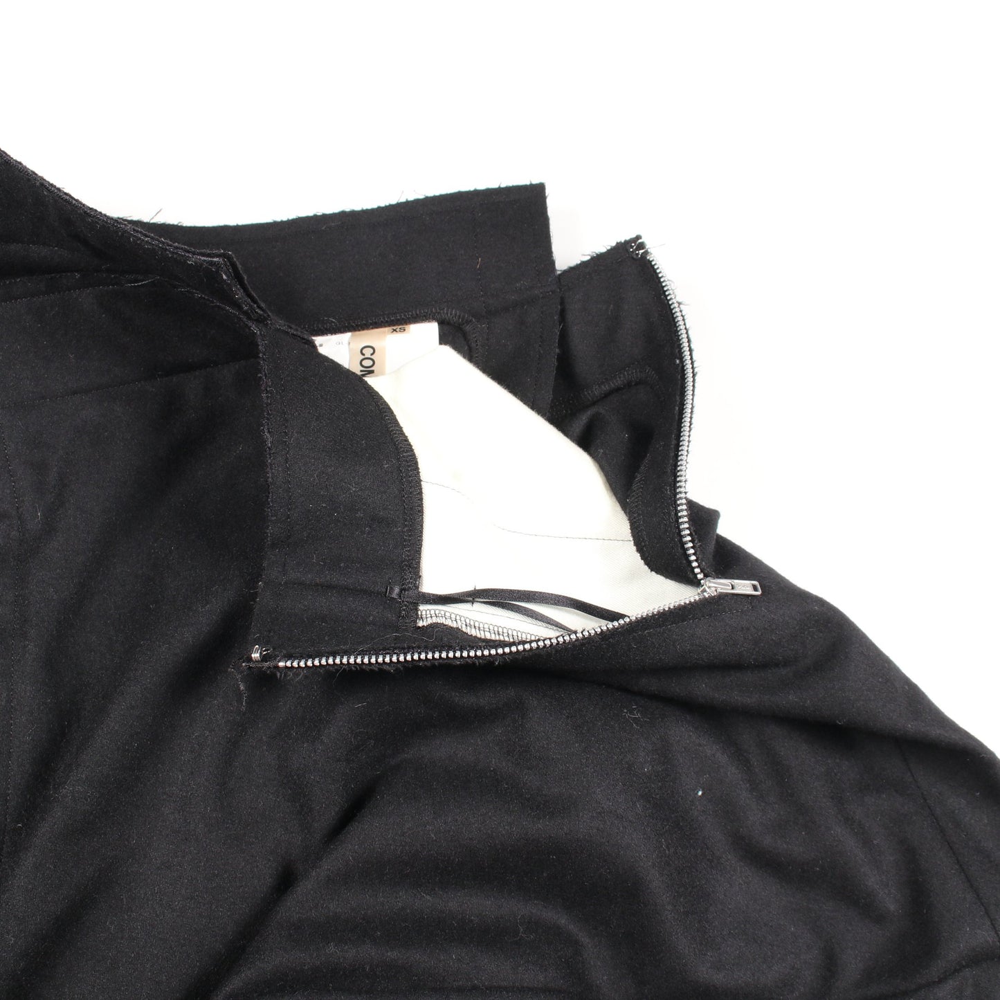 変形 サルエルパンツ ウール ナイロン ブラック コムデギャルソン ボトムス Comme des Garcons