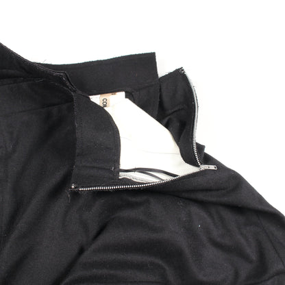 変形 サルエルパンツ ウール ナイロン ブラック コムデギャルソン ボトムス Comme des Garcons