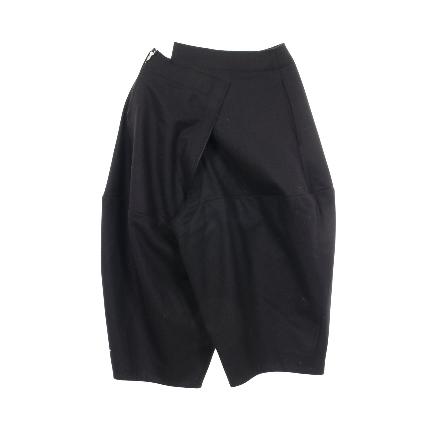 変形 サルエルパンツ ウール ナイロン ブラック コムデギャルソン ボトムス Comme des Garcons
