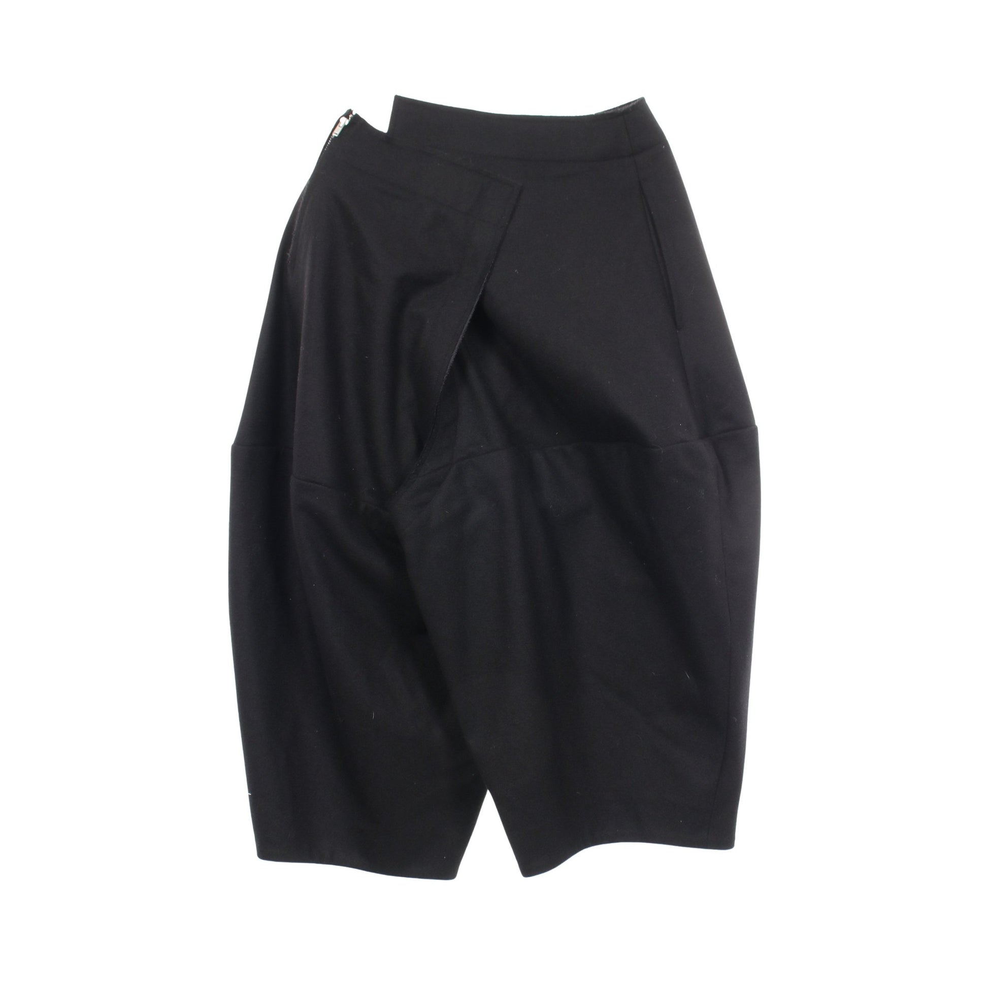 変形 サルエルパンツ ウール ナイロン ブラック コムデギャルソン ボトムス Comme des Garcons