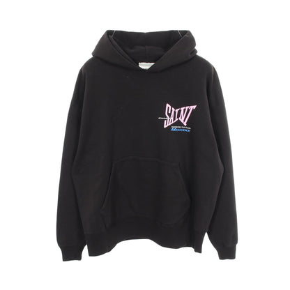 HOODIE RIBON SAINT プルオーバーパーカー コットン ブラック セント マイケル トップス SAINT MICHAEL