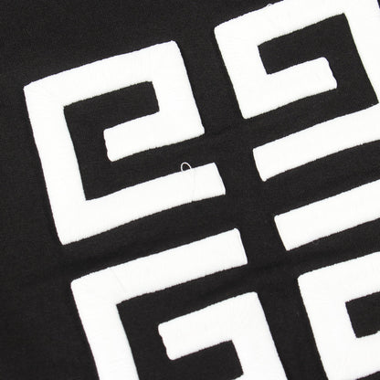 ロゴ刺繍 クルーネック 半袖Tシャツ コットン ブラック ジバンシィ トップス GIVENCHY