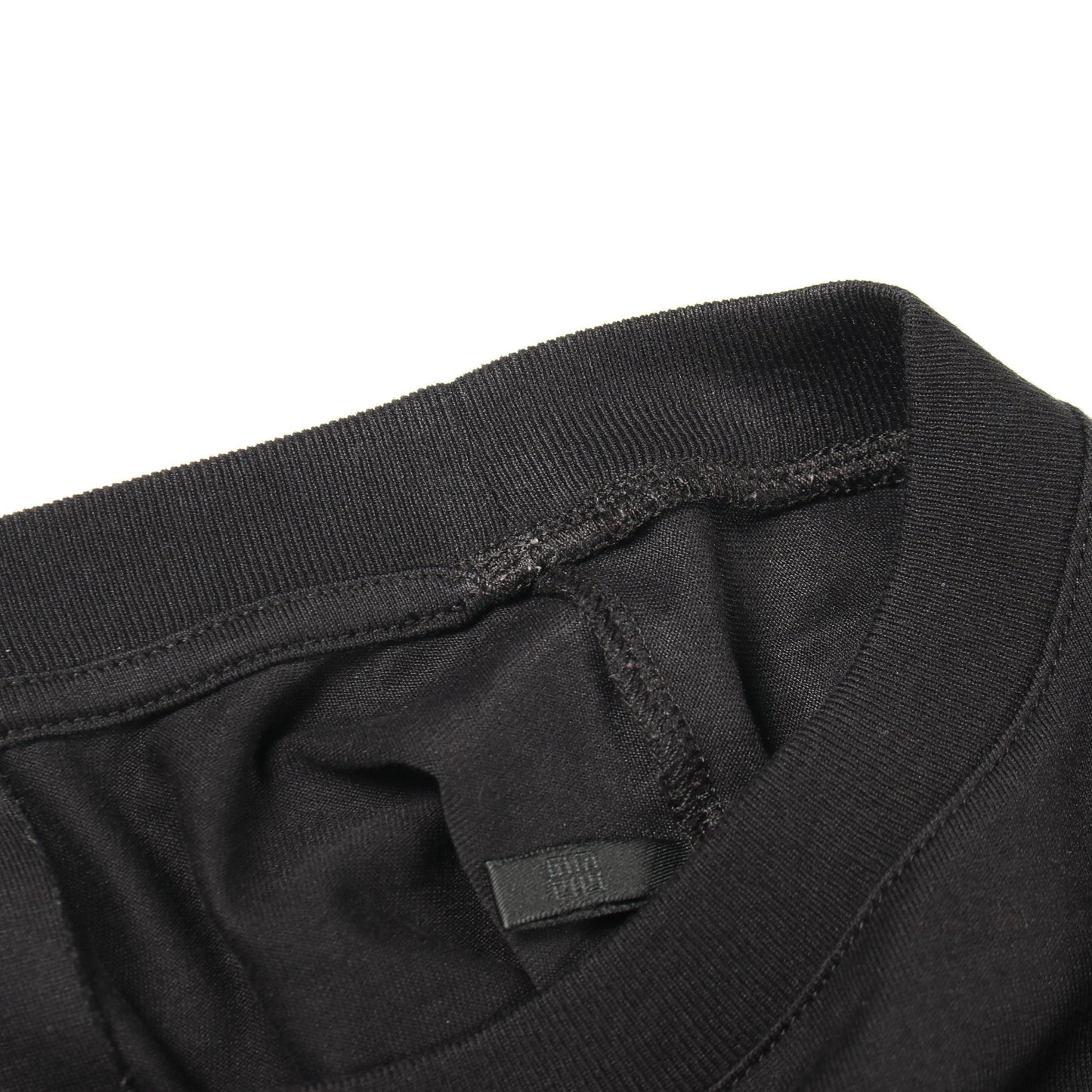 ロゴ刺繍 クルーネック 半袖Tシャツ コットン ブラック ジバンシィ トップス GIVENCHY
