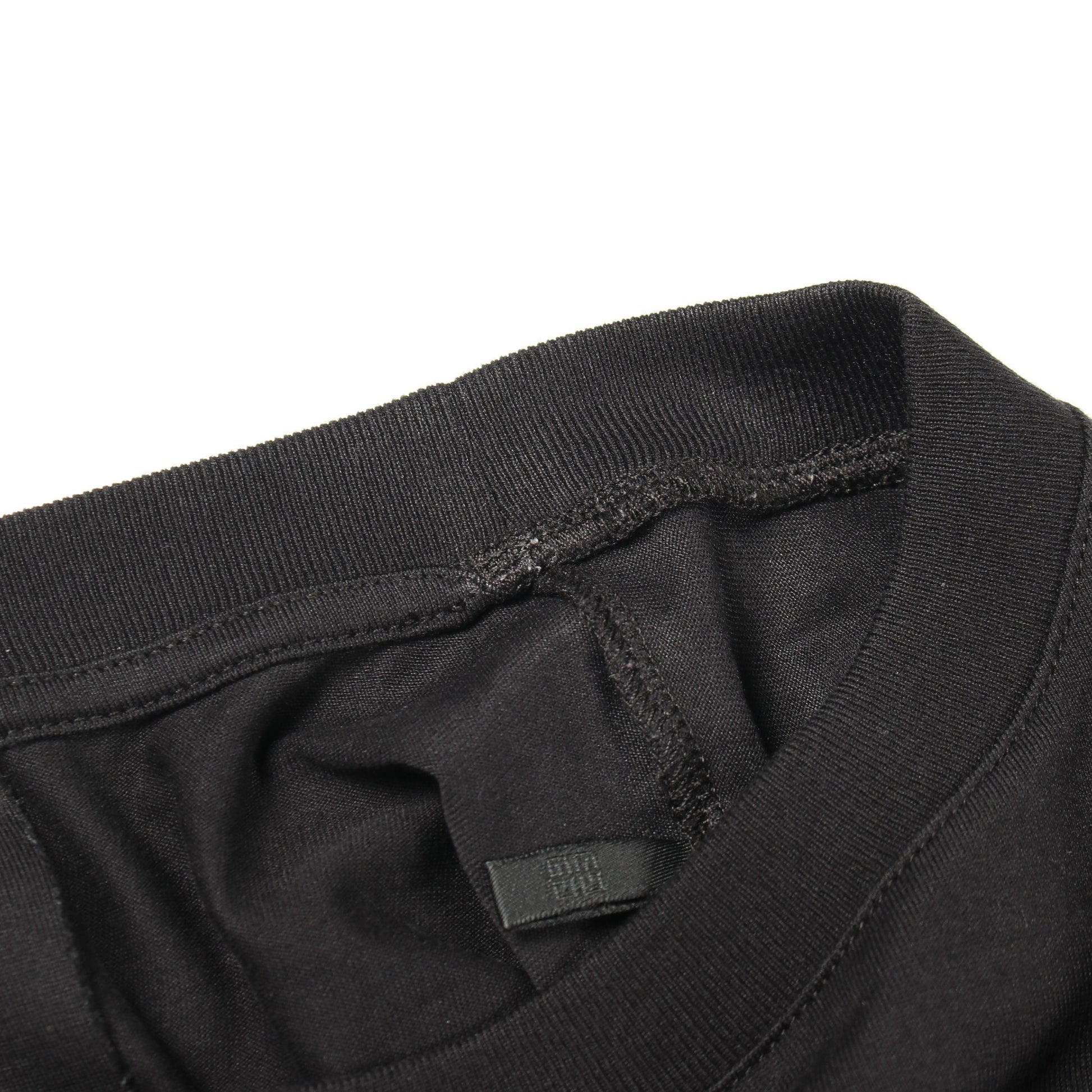 ロゴ刺繍 クルーネック 半袖Tシャツ コットン ブラック ジバンシィ トップス GIVENCHY