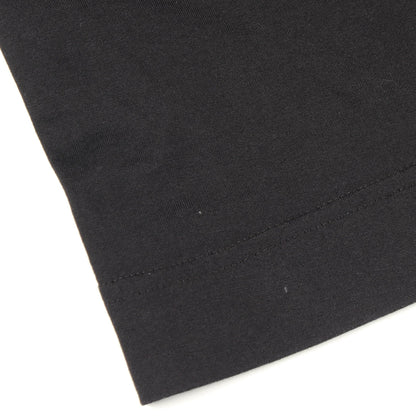 ロゴ刺繍 クルーネック 半袖Tシャツ コットン ブラック ジバンシィ トップス GIVENCHY