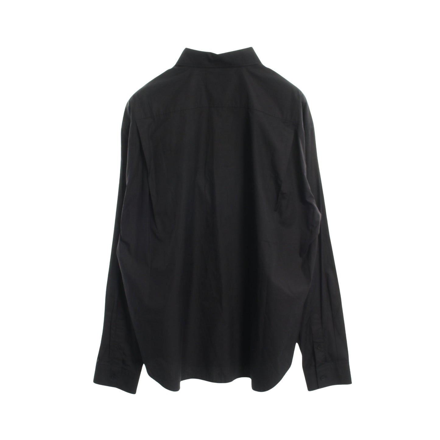 ロゴプリント 長袖 シャツ XXS ブラック バレンシアガ トップス BALENCIAGA
