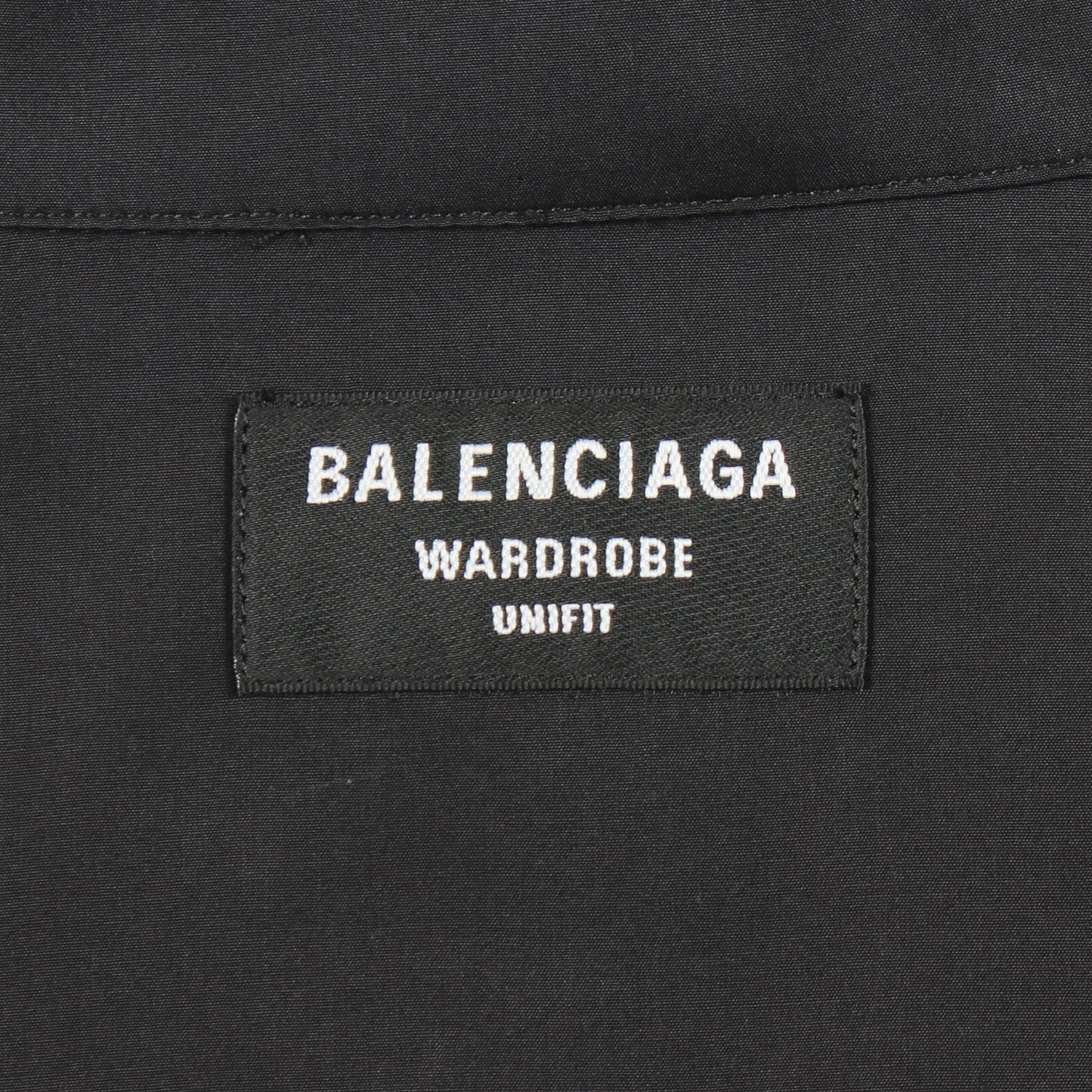 ロゴプリント 長袖 シャツ XXS ブラック バレンシアガ トップス BALENCIAGA