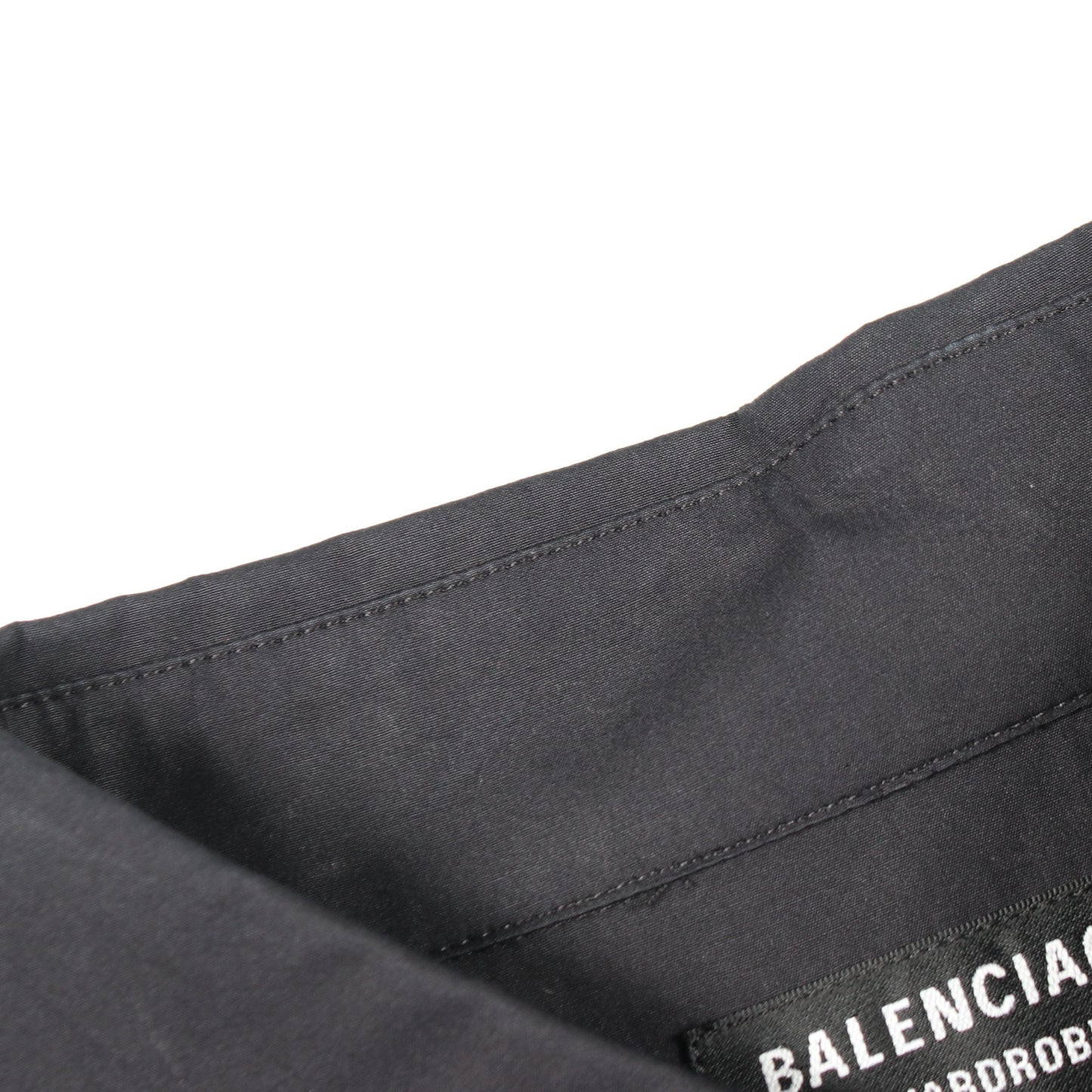 ロゴプリント 長袖 シャツ XXS ブラック バレンシアガ トップス BALENCIAGA
