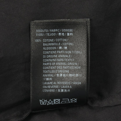 ロゴプリント 長袖 シャツ XXS ブラック バレンシアガ トップス BALENCIAGA
