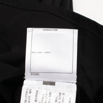 クルーネック 半袖Tシャツ コットン ブラック シャネル トップス CHANEL