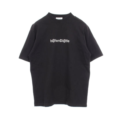 SYMBOLIC LOGO オーバーサイズ 半袖Tシャツ コットン ブラック バレンシアガ