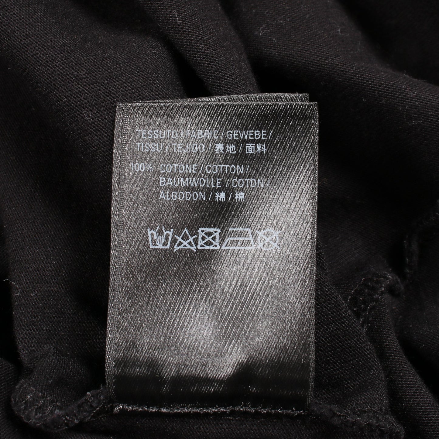 SYMBOLIC LOGO オーバーサイズ 半袖Tシャツ コットン ブラック バレンシアガ