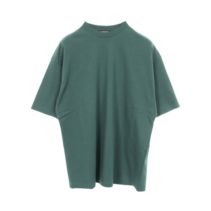 バックロゴ オーバーサイズ 半袖Tシャツ コットン グリーン バレンシアガ トップス BALENCIAGA