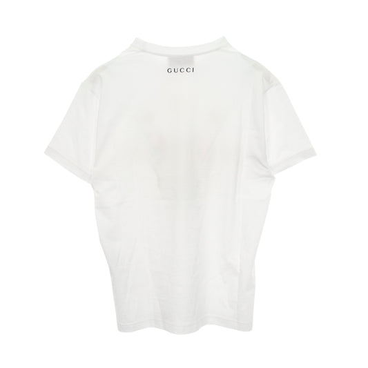 GUCCI × ヒグチユウコ 日本限定 ネコ 半袖Tシャツ コットン ホワイト グッチ トップス GUCCI