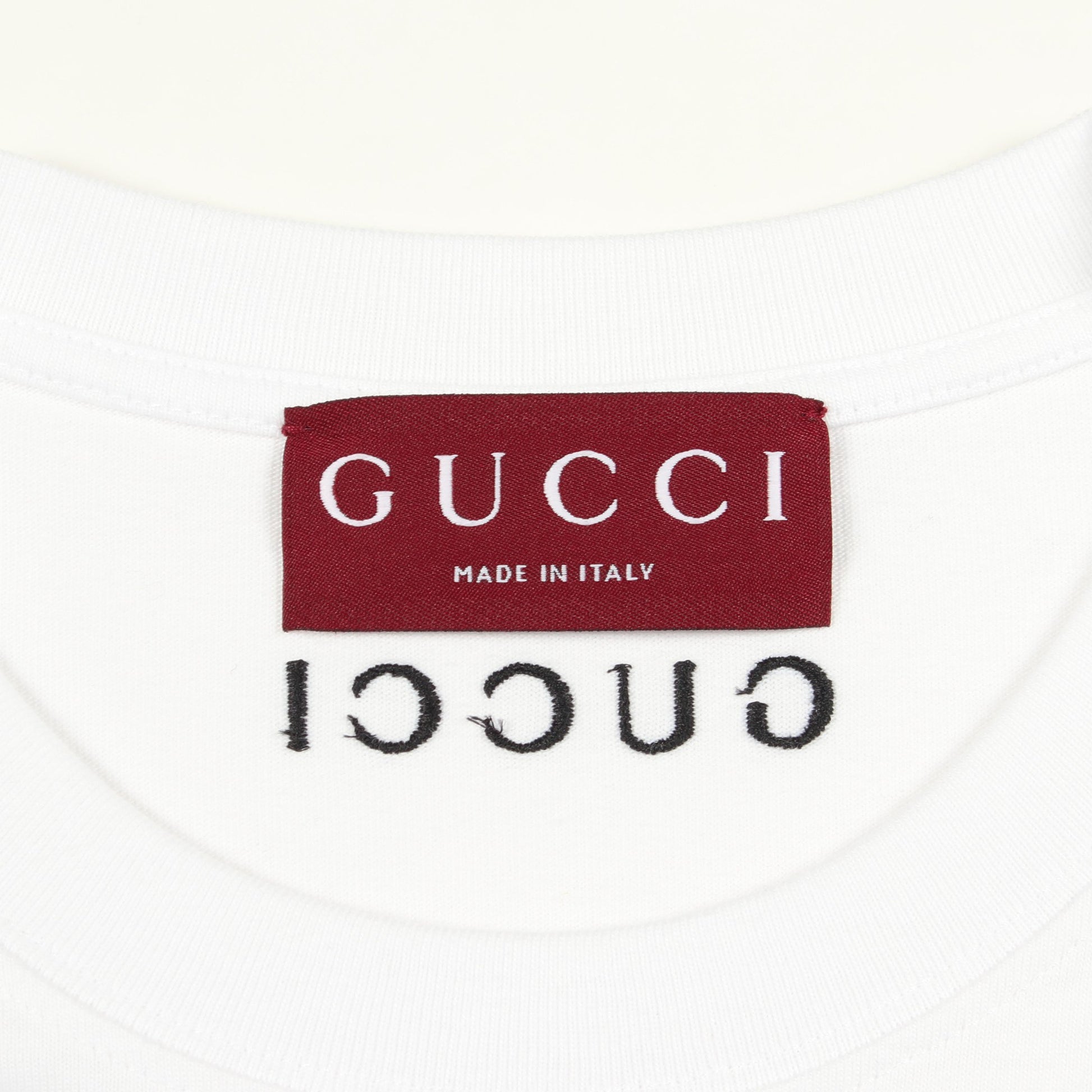 GUCCI × ヒグチユウコ 日本限定 ネコ 半袖Tシャツ コットン ホワイト グッチ トップス GUCCI
