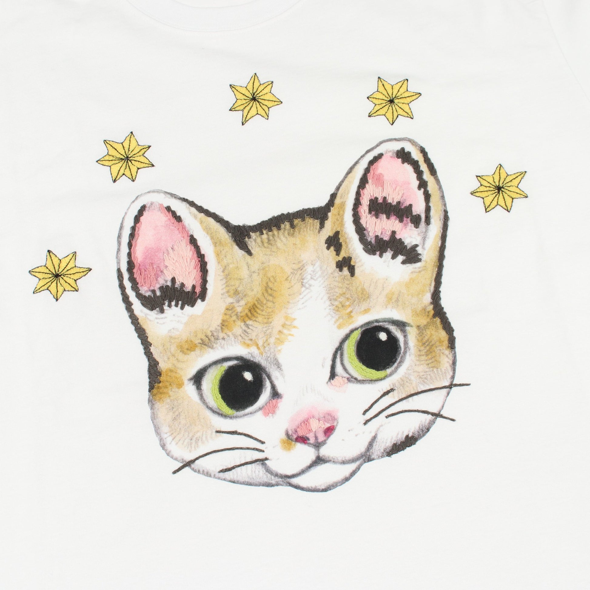 GUCCI × ヒグチユウコ 日本限定 ネコ 半袖Tシャツ コットン ホワイト グッチ トップス GUCCI
