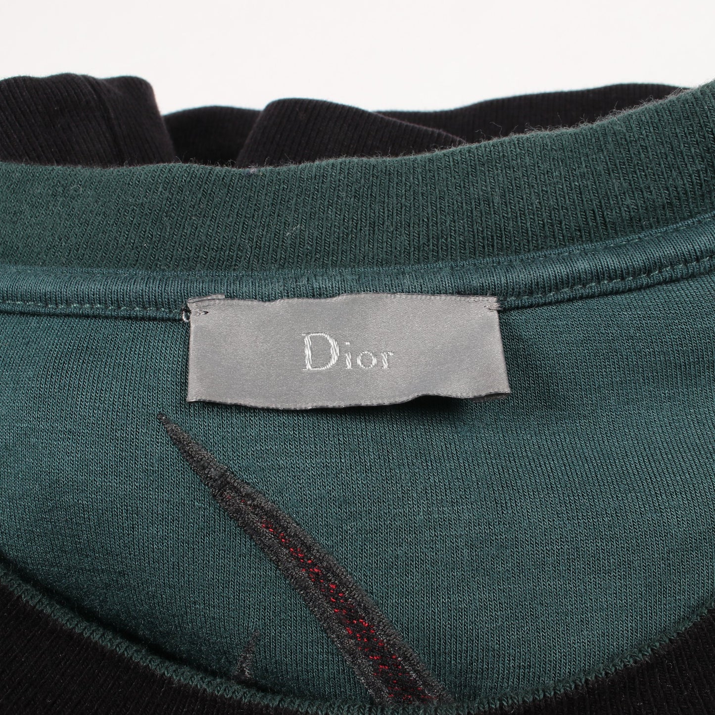 ATELIER ロゴ刺繍 スウェットシャツ レーヨン ブラック ディオールオム トップス Dior HOMME