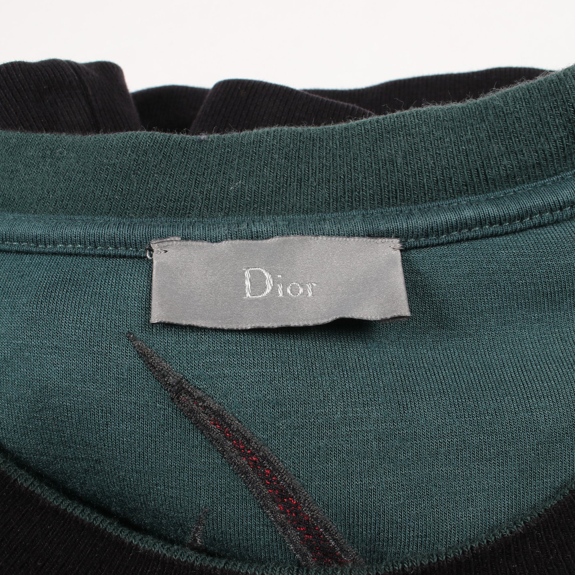 ATELIER ロゴ刺繍 スウェットシャツ レーヨン ブラック ディオールオム トップス Dior HOMME