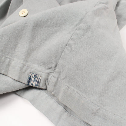 KEESEY G.S.SHIRT 長袖 シャツ レーヨン ブルーグレー ビズビム