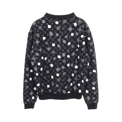 LOUIS VUITTON × yayoi kusama ドットモノグラム スウェットシャツ コットン ブラック ホワイト グレー ルイヴィトン トップス LOUIS VUITTON
