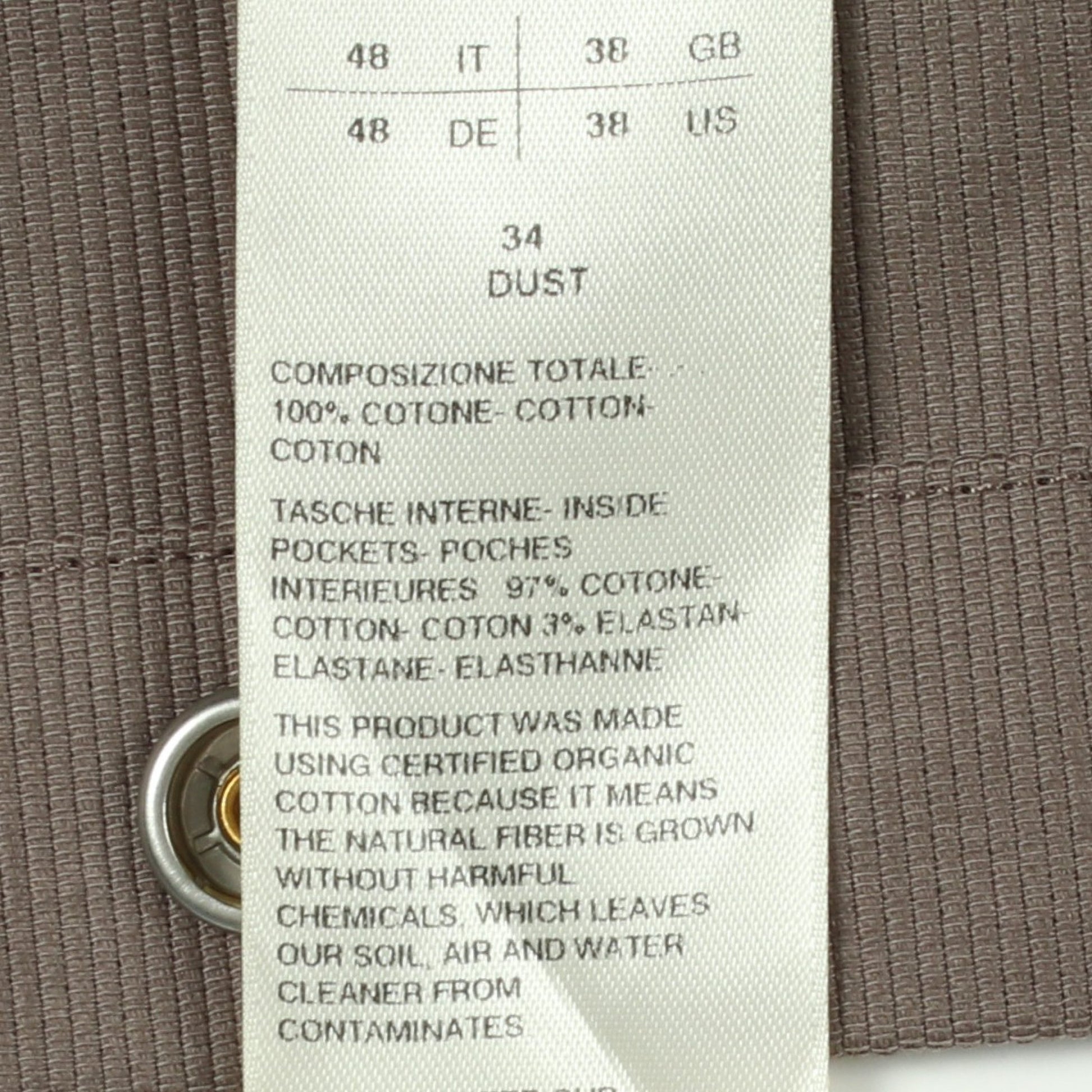 オーバーサイズ シャツ ジャケット コットン グレーブラウン リックオウエンス アウター Rick Owens