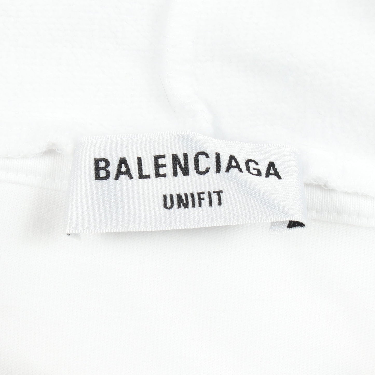 グラフィックロゴ レイヤードデザイン プルオーバーパーカー コットン ホワイト ピンク バレンシアガ トップス BALENCIAGA