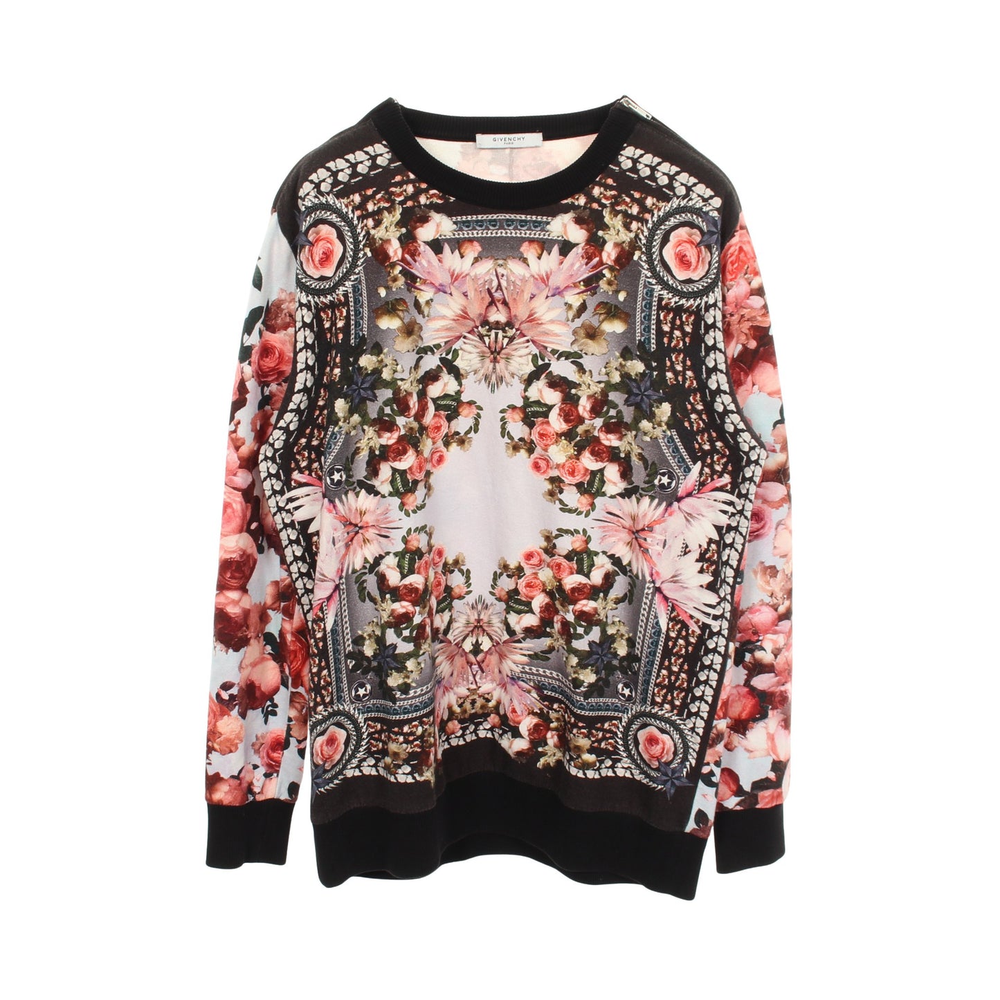 花柄 スウェットシャツ コットン ピンク マルチカラー ジバンシィ トップス GIVENCHY