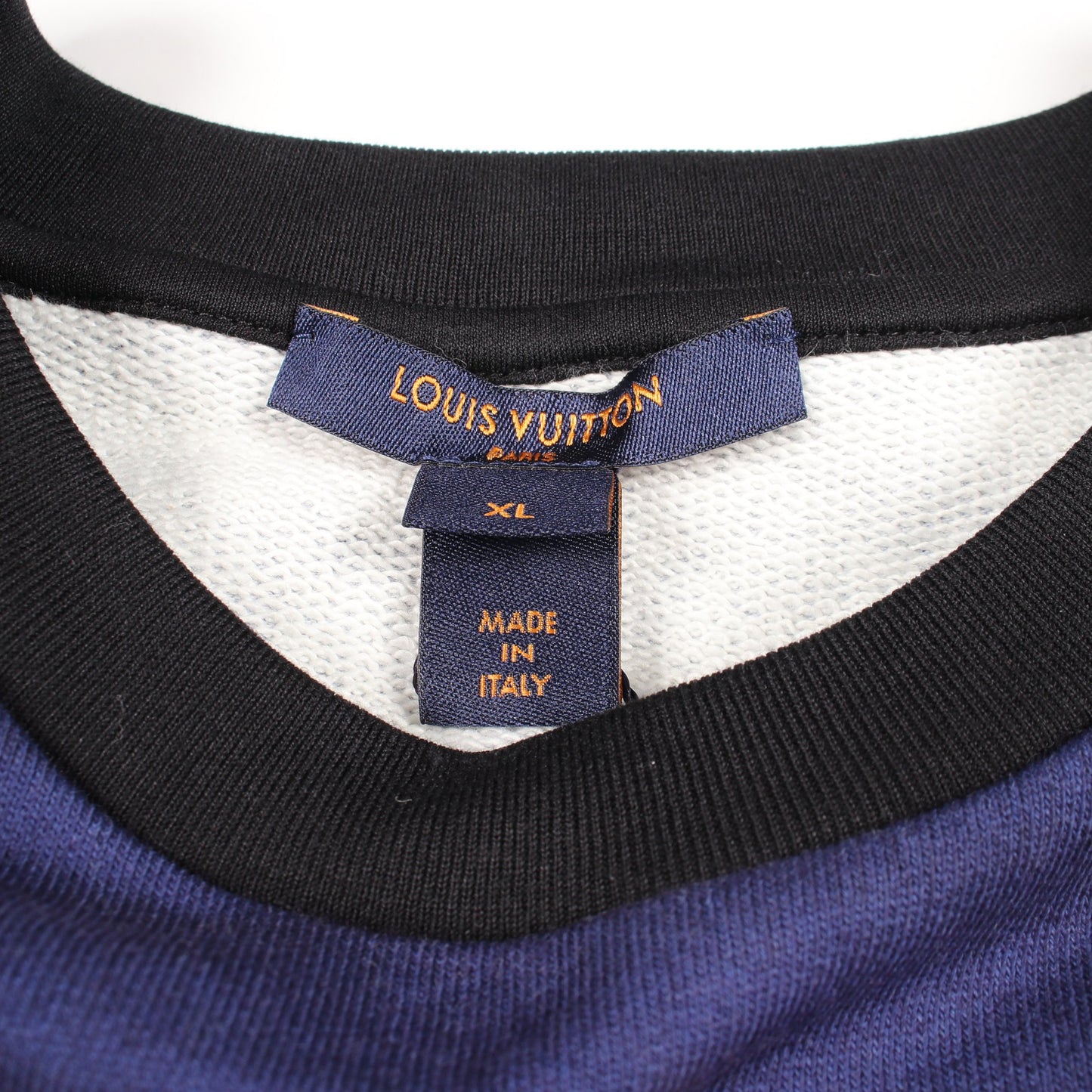 タイダイ スウェット 半袖 カットソー コットン ネイビー パープル オレンジ ルイヴィトン トップス LOUIS VUITTON