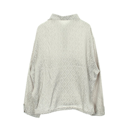 CDダイヤモンド アノラック プルオーバー シャツ コットン シルク グレー ディオール トップス DIOR
