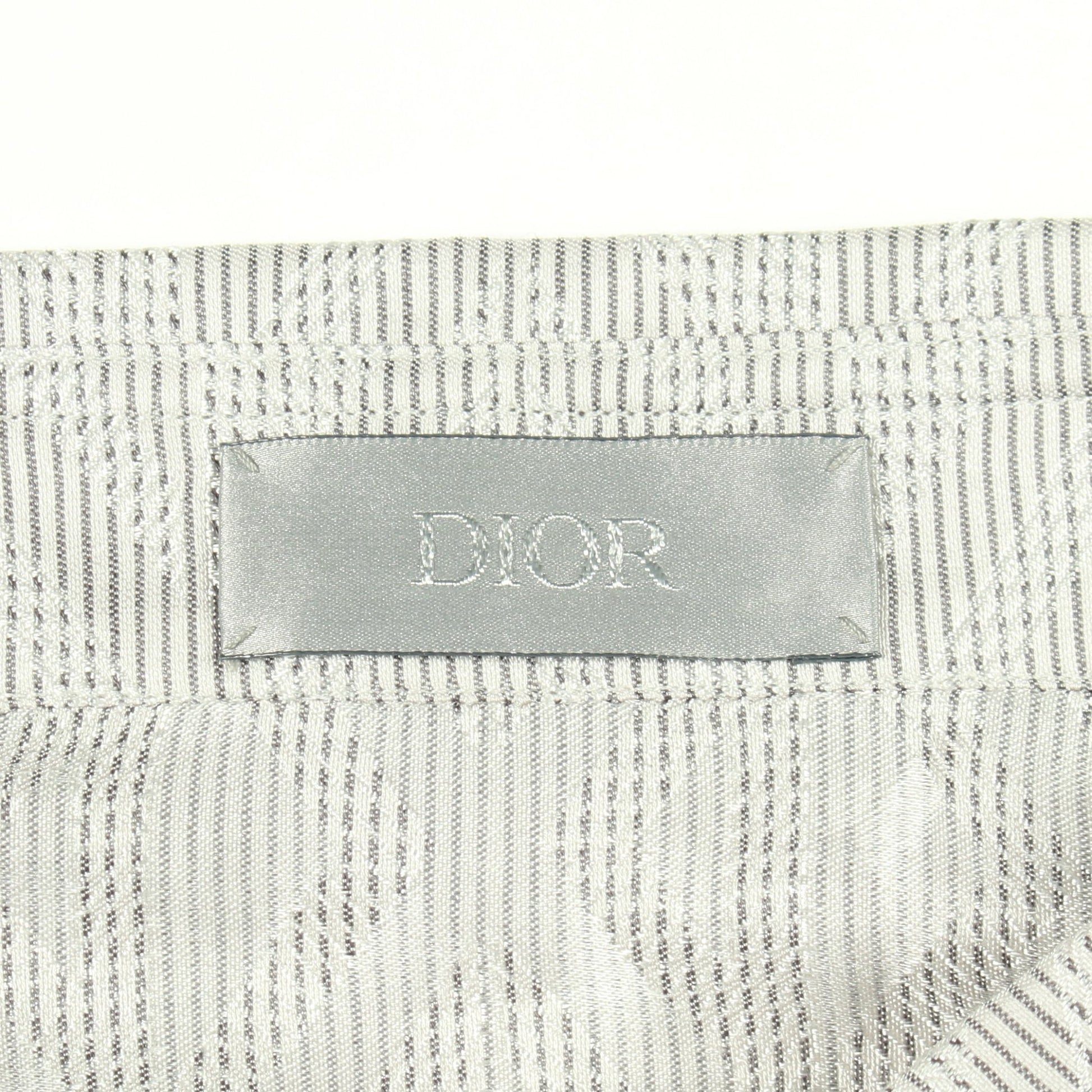 CDダイヤモンド アノラック プルオーバー シャツ コットン シルク グレー ディオール トップス DIOR