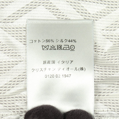CDダイヤモンド アノラック プルオーバー シャツ コットン シルク グレー ディオール トップス DIOR