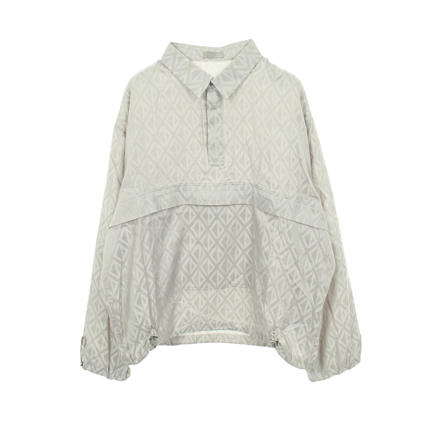 CDダイヤモンド アノラック プルオーバー シャツ コットン シルク グレー ディオール トップス DIOR