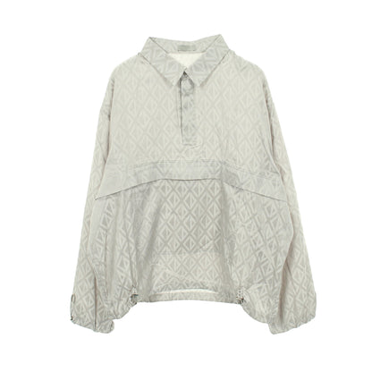 CDダイヤモンド アノラック プルオーバー シャツ コットン シルク グレー ディオール トップス DIOR