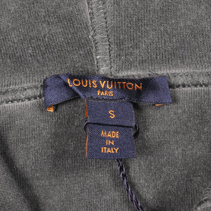 ロゴワッペン プルオーバーパーカー コットン グレー ルイヴィトン トップス LOUIS VUITTON