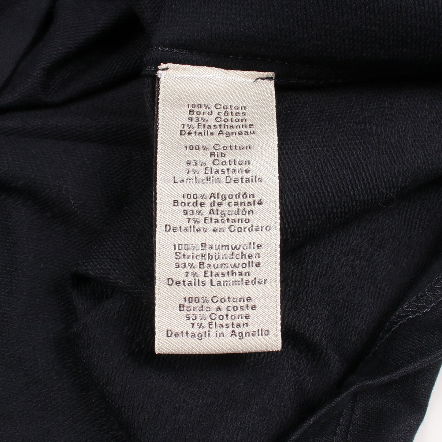 レザーパッチ クルーネック 半袖Tシャツ コットン ネイビー エルメス トップス HERMES