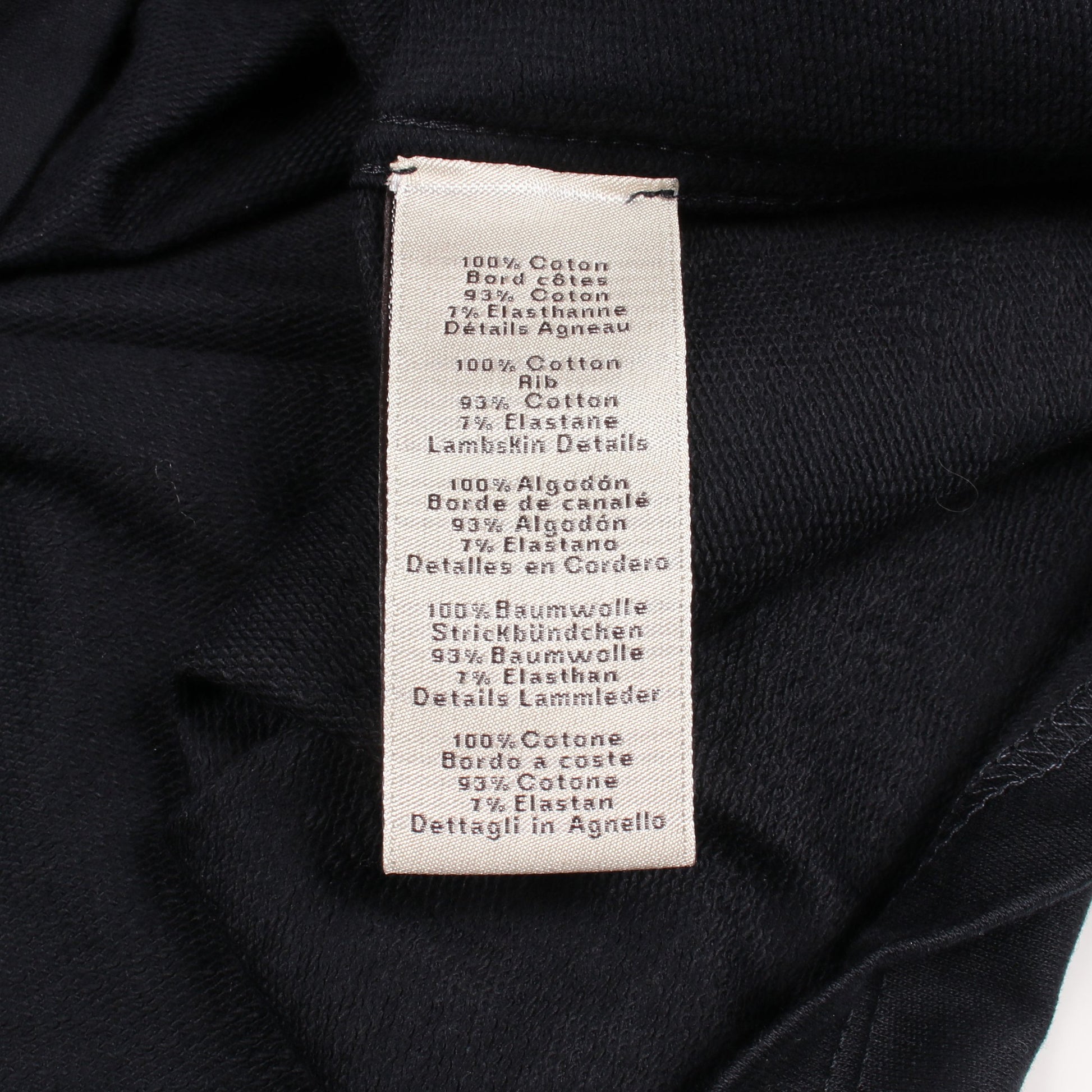 レザーパッチ クルーネック 半袖Tシャツ コットン ネイビー エルメス トップス HERMES